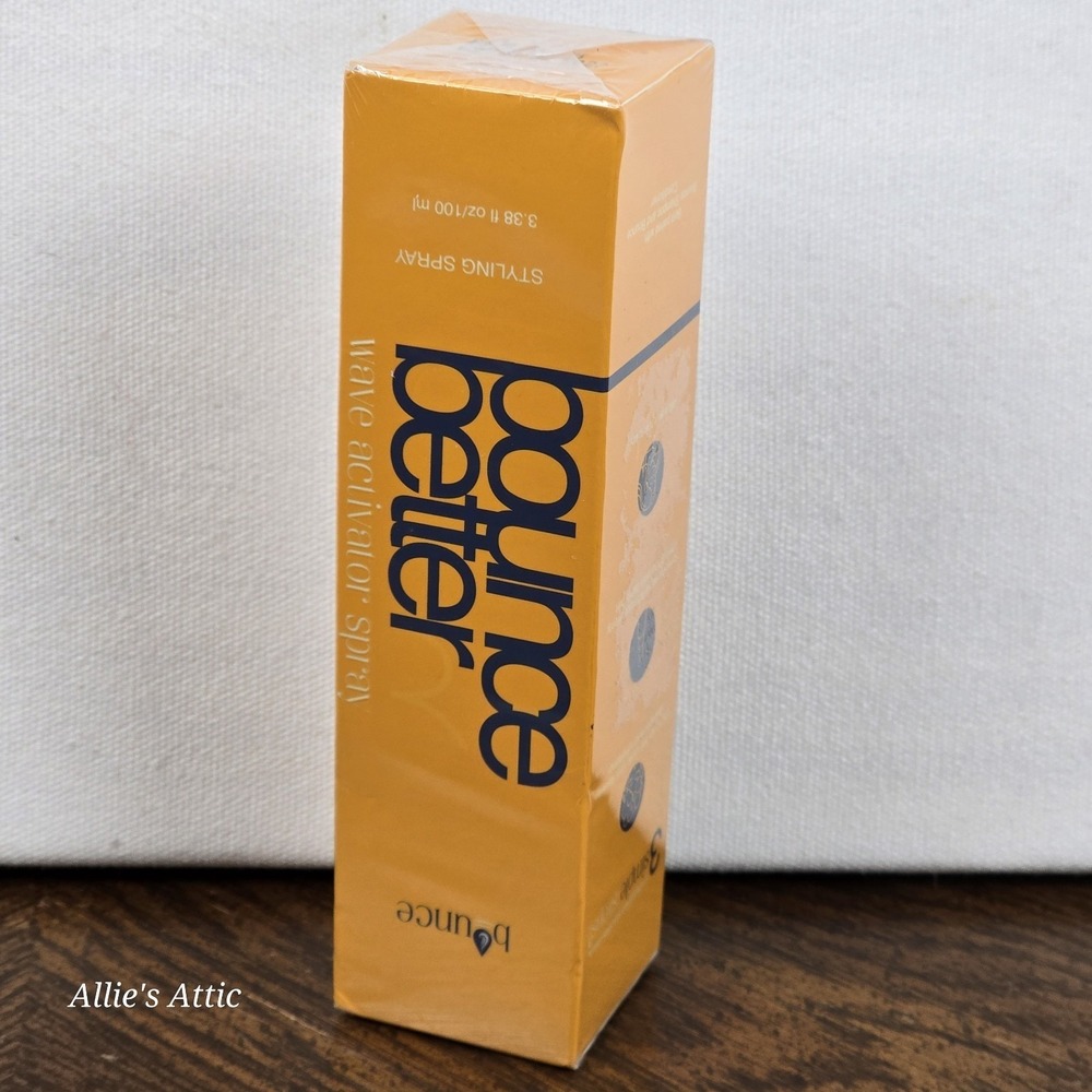 Bounce Hair Styling Spray Bounce Better Wave Activator Curl Beach 3.38 oz New